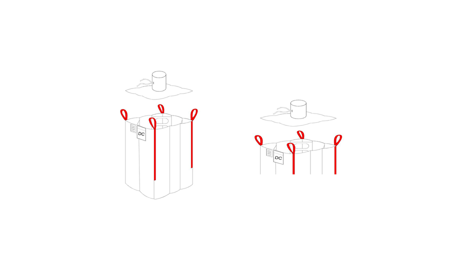 Q-bag /baffle bag ( top spout)