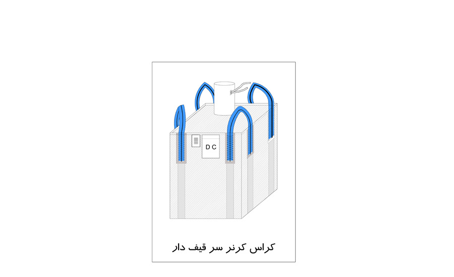 Cross corner (top spout)